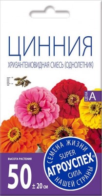 Цинния «Хризантемовидная»