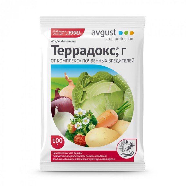 «Террадокс» эффективен против большого количества почвенных вредителей