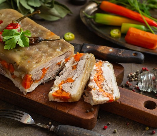 Холодный террин из свиной ноги - Рецепты Холодный террин из свиной ноги