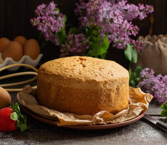 Пышный бисквит для торта — никогда не опадает!
