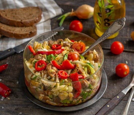 Салат из капусты и свинины — быстро и очень вкусно - Рецепты Салат из капусты и свинины — быстро и очень вкусно