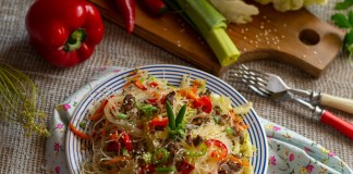 Стир-фрай с говядиной и овощами для быстрого ужина