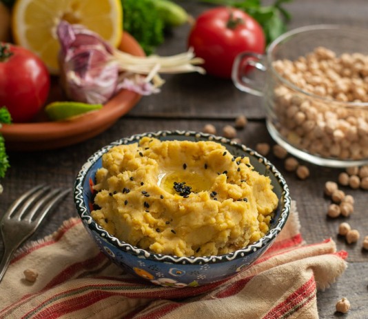 Классический хумус из нута - Постные блюда Классический хумус из нута