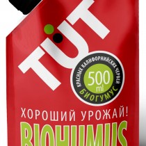 Биогумус TUT хороший урожай 0,5л дой-пак
