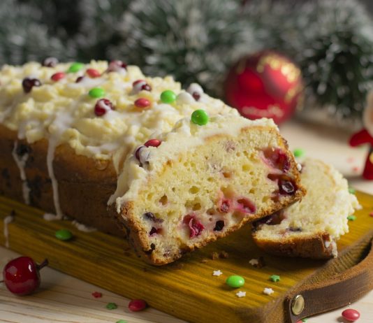 Кекс с клюквой и рикоттой на Новый год - Рецепты Кекс с клюквой и рикоттой на Новый год