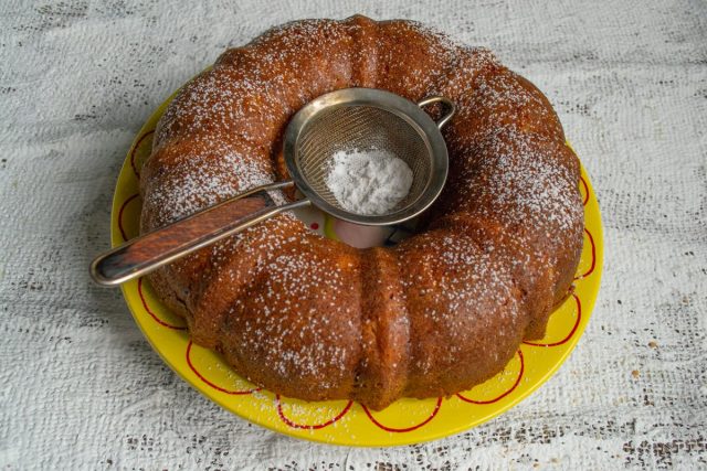 Ананасовый кекс из самых простых продуктов готов