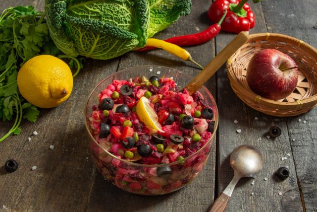 Винегрет без капусты — полезный и вкусный Винегрет без капусты — полезный и вкусный