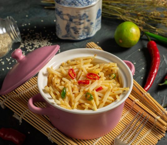 Картофель по-корейски — вкусный овощной салат - Рецепты Картофель по-корейски — вкусный овощной салат