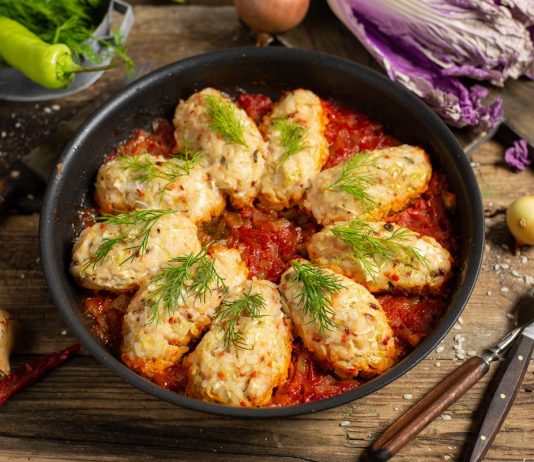 Ленивые голубцы с пекинской капустой