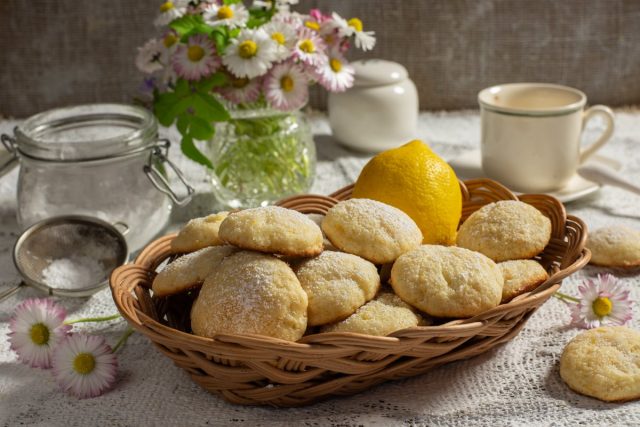 Итальянское лимонное печенье — просто и вкусно