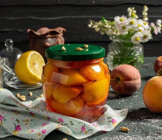 Персики в лимонном сиропе на зиму — быстро и вкусно - Рецепты Персики в лимонном сиропе на зиму — быстро и вкусно