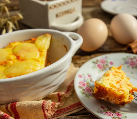 Сладкая морковная запеканка с творогом и моцареллой - Рецепты Сладкая морковная запеканка с творогом и моцареллой