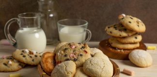 Вкусное домашнее печенье с шоколадом и зефиром