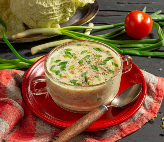 Суп с савойской капустой и ветчиной — просто и вкусно