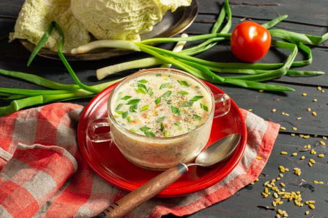 Суп с савойской капустой и ветчиной — просто и вкусно
