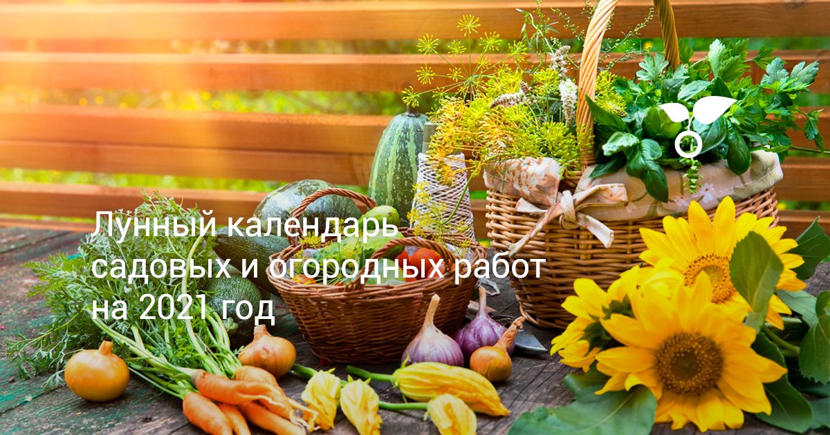 Лунный календарь садовых и огородных работ на 2021 год
