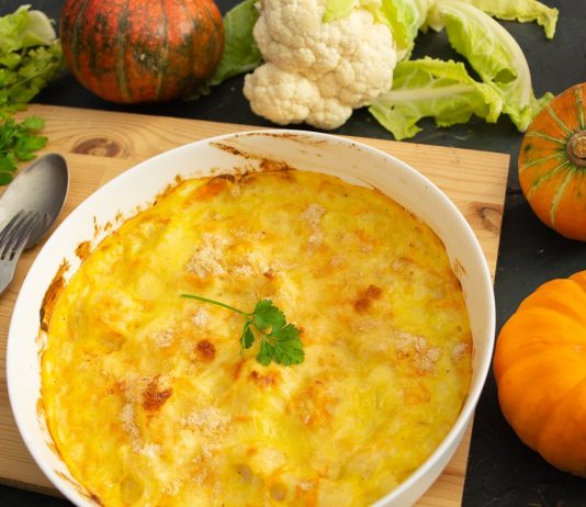 Нежная запеканка с цветной капустой и тыквой - Рецепты Нежная запеканка с цветной капустой и тыквой