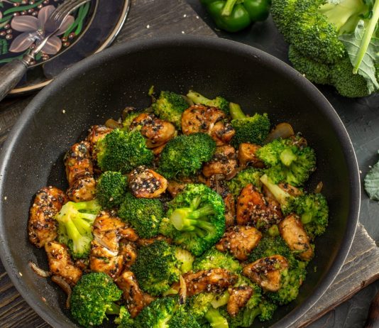 Сочная куриная грудка с брокколи