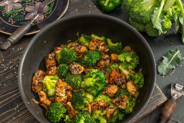 Сочная куриная грудка с брокколи Сочная куриная грудка с брокколи