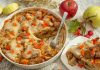 Ленивая шарлотка с яблоками из батона