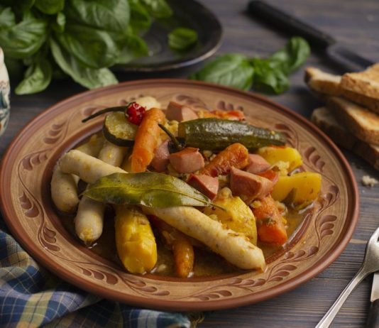 Вкусная дымдама с колбасками - Основные блюда и гарниры Вкусная дымдама с колбасками