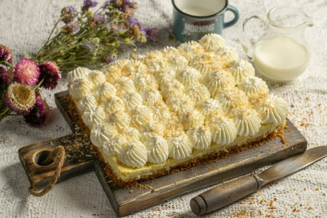 Чизкейк с рикоттой и сливками — легко и вкусно