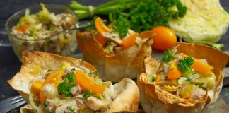 Полезный мясной салат в лаваше, или новый способ приготовления шаурмы