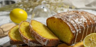 Сладкий лимонный хлеб с румяной корочкой