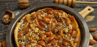 Песочная галета с орехами — вкусно и просто