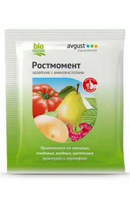 Органическое удобрение для подкормки культур «Ростмомент»
