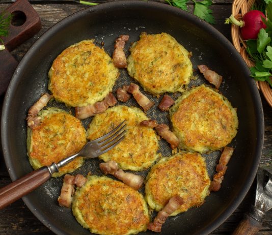 Картофельные оладьи по-деревенски