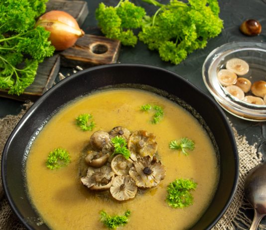 Грибной суп-пюре с опятами, или Самый вкусный суп осени