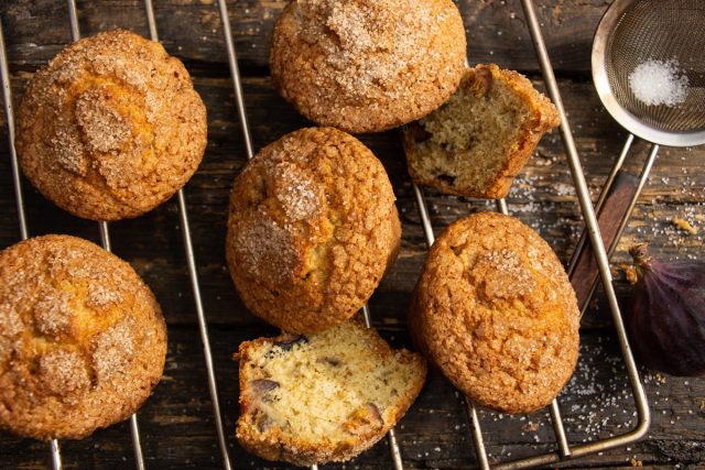 Вкусные маффины с инжиром и имбирем