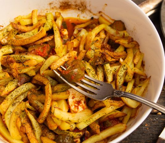 Простое азу по-татарски в духовке