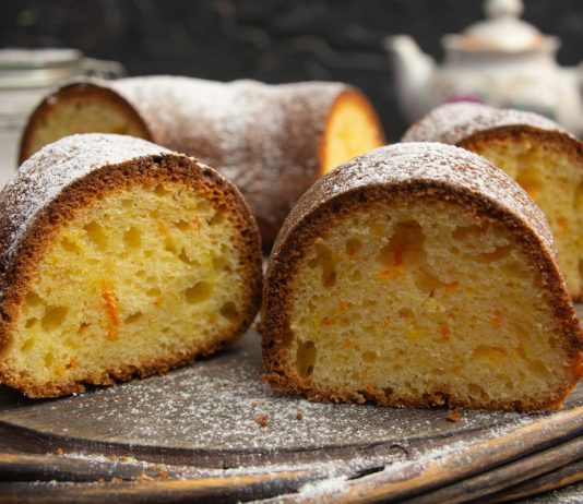 Творожно-апельсиновый кекс: воздушный и ароматный - Десерты и сладости Творожно-апельсиновый кекс