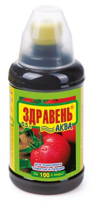 «Здравень аква» для садовых томатов и перцев — жидкое комплексное органоминеральное удобрение
