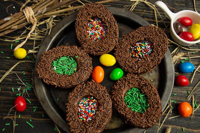 Шоколадное печенье к Пасхе