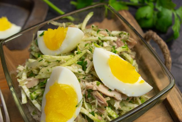Салат «Ташкент» с редькой и хреном