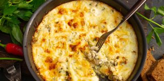 Запеканка из кабачков с куриной грудкой