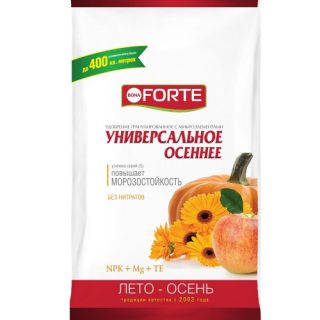 Универсальное удобрение лето-осень Bona Forte Универсальное удобрение лето-осень Bona Forte