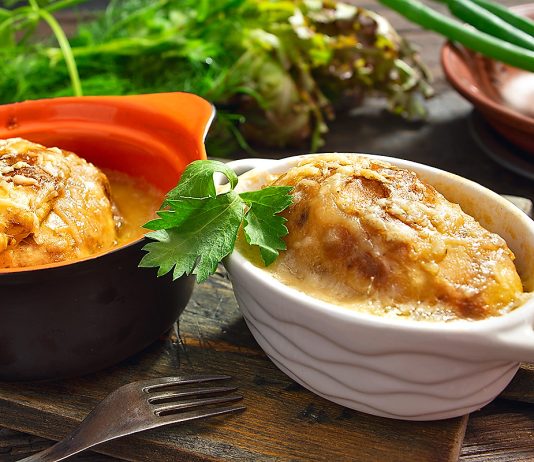 Запекаем картофель с соусом бешамель - Основные блюда и гарниры Запекаем картофель с соусом бешамель