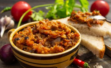 Паштет из баклажанов с грецкими орехами