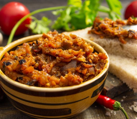 Паштет из баклажанов с грецкими орехами