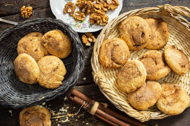 Самые вкусные творожные сконы с орехами и корицей Самые вкусные творожные сконы с орехами и корицей