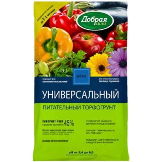 Универсальный торфогрунт «Добрая сила»