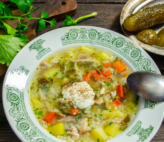 Рассольник с рисом для истинных гурманов - Первые блюда Рассольник с рисом для истинных гурманов