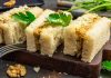 Сэндвичи с рыбой, сыром и орехами