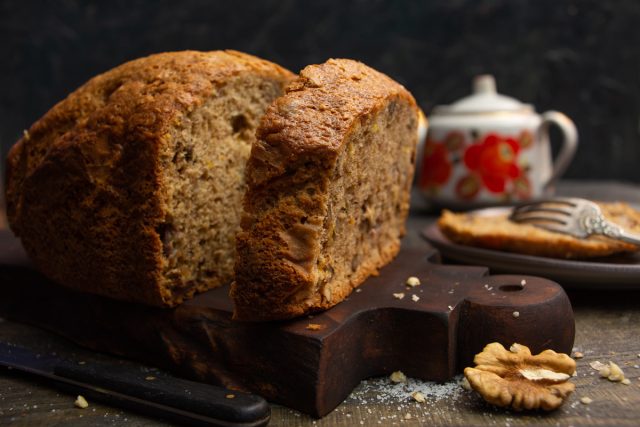 Банановый хлеб в хлебопечке