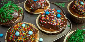 Маффины с бананами и творожным сыром