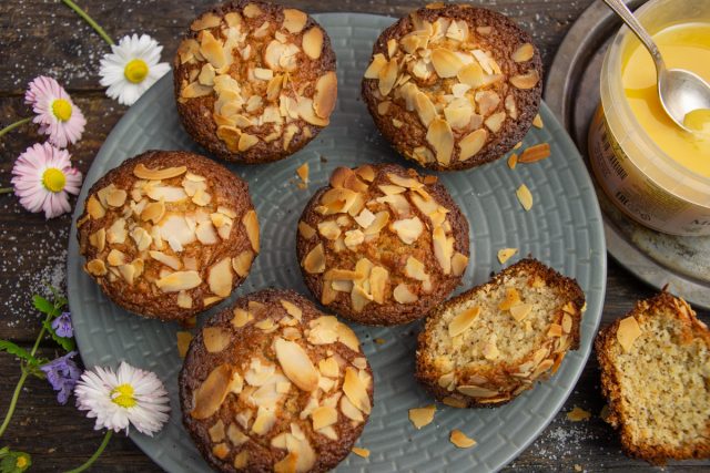 Медовые маффины с маком